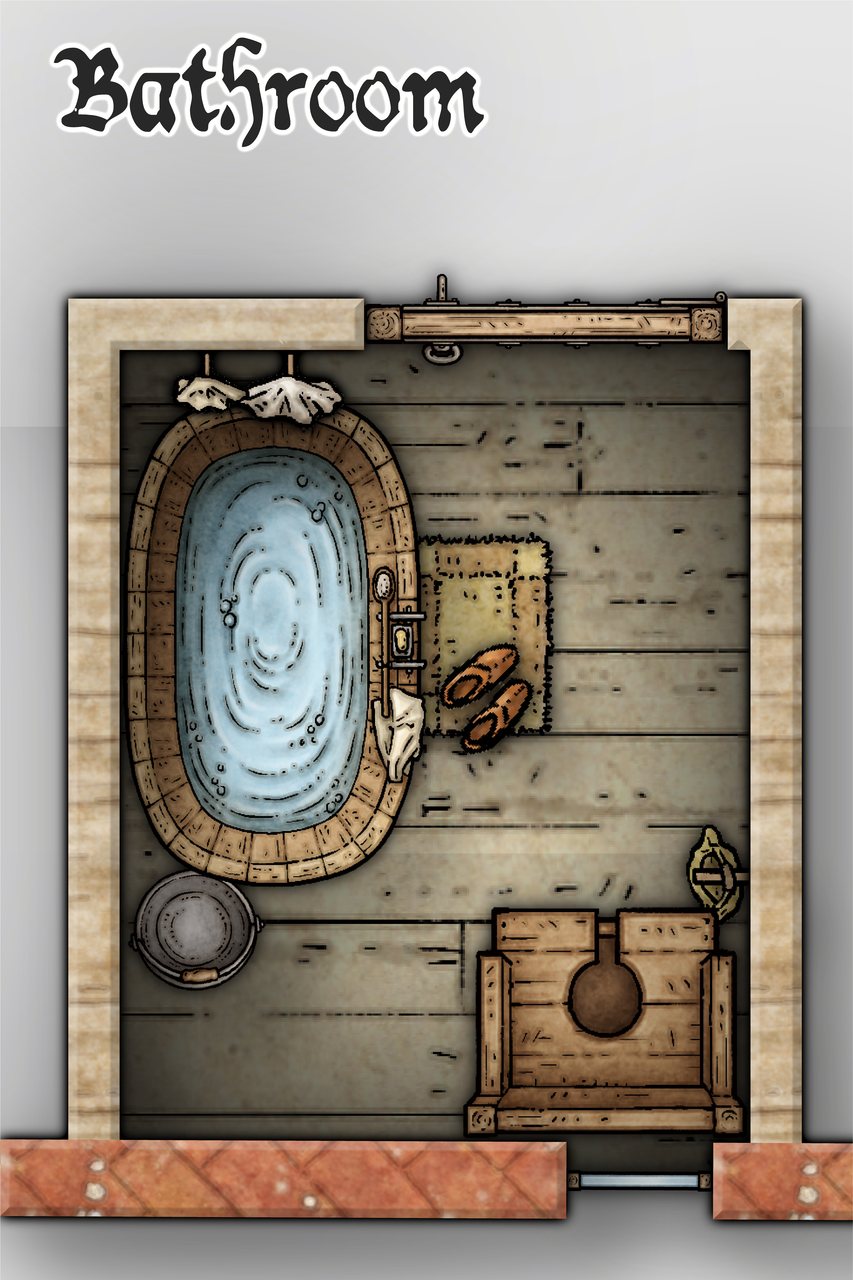 Nibirum Map: the frog tavern - bathroom by Ricko Hasche